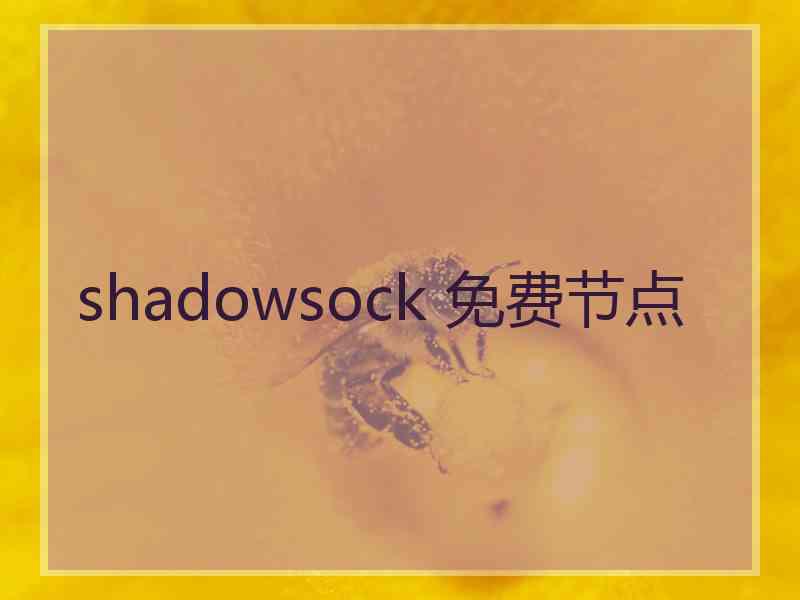 shadowsock 免费节点