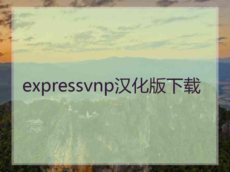 expressvnp汉化版下载