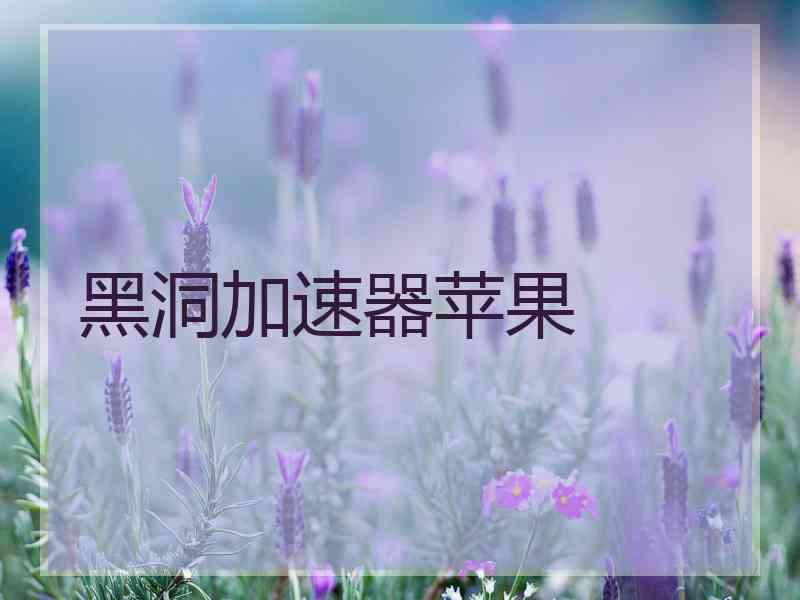 黑洞加速器苹果