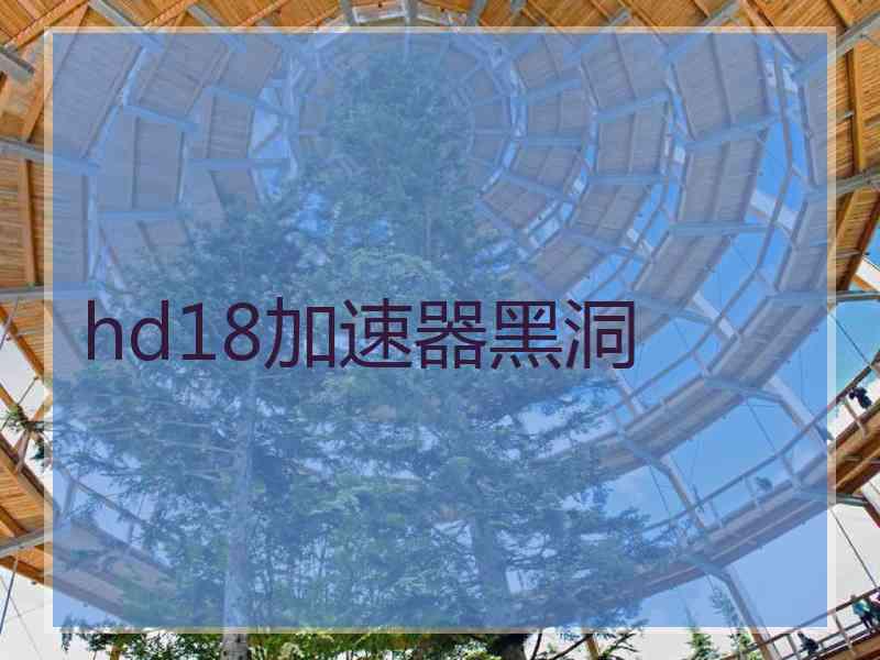 hd18加速器黑洞