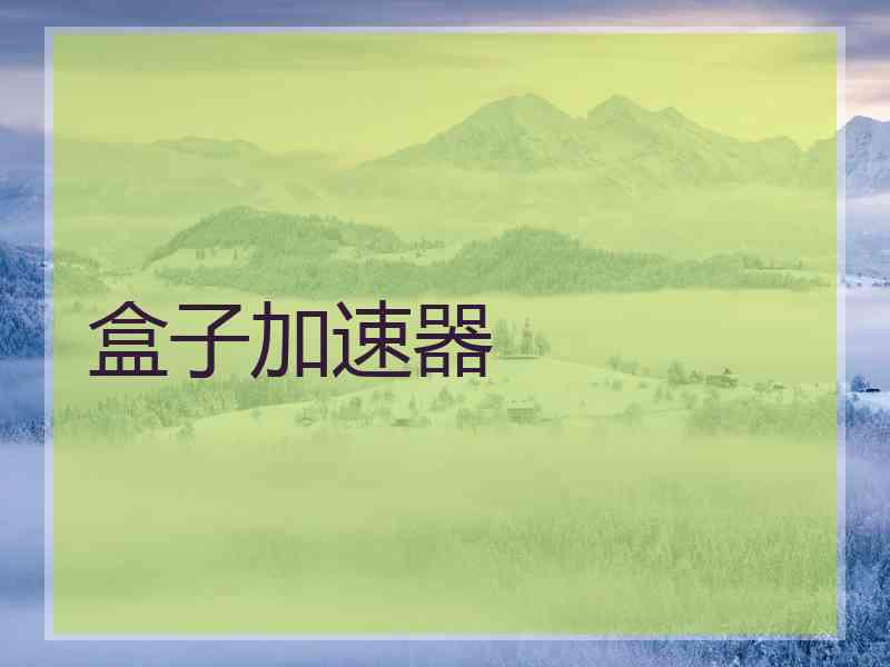 盒子加速器