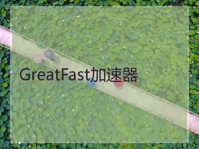 GreatFast加速器