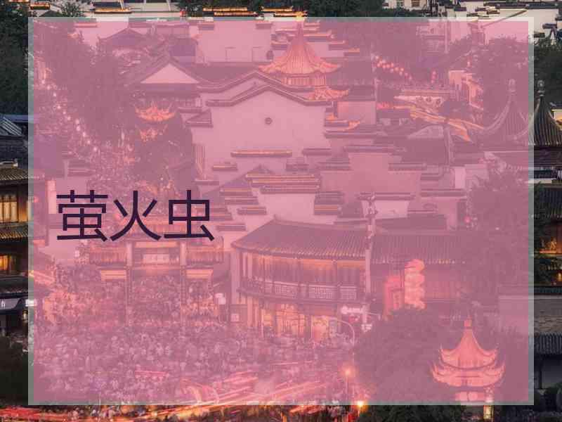 萤火虫