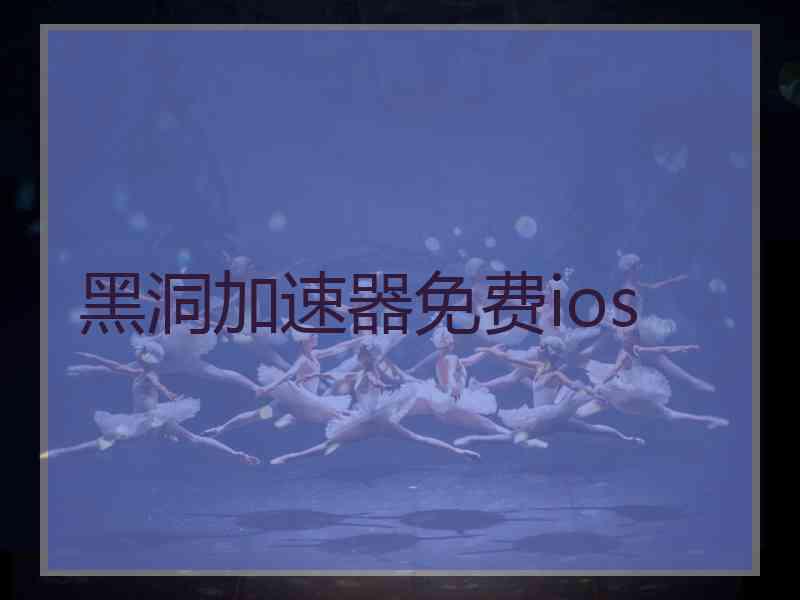 黑洞加速器免费ios