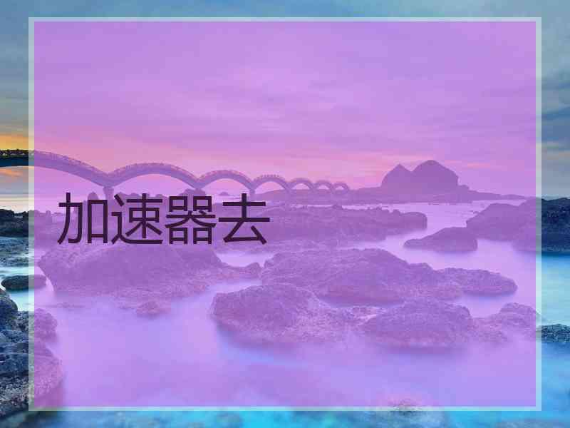 加速器去