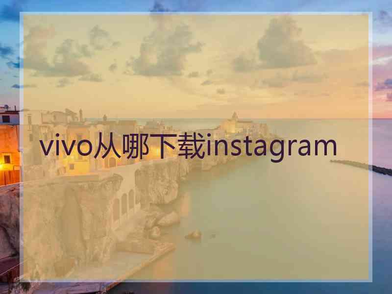 vivo从哪下载instagram