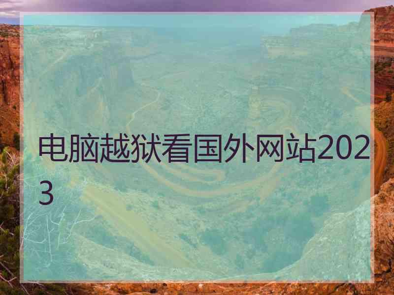 电脑越狱看国外网站2023