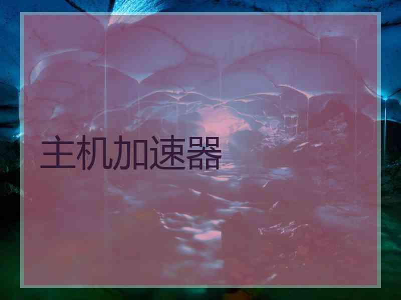 主机加速器