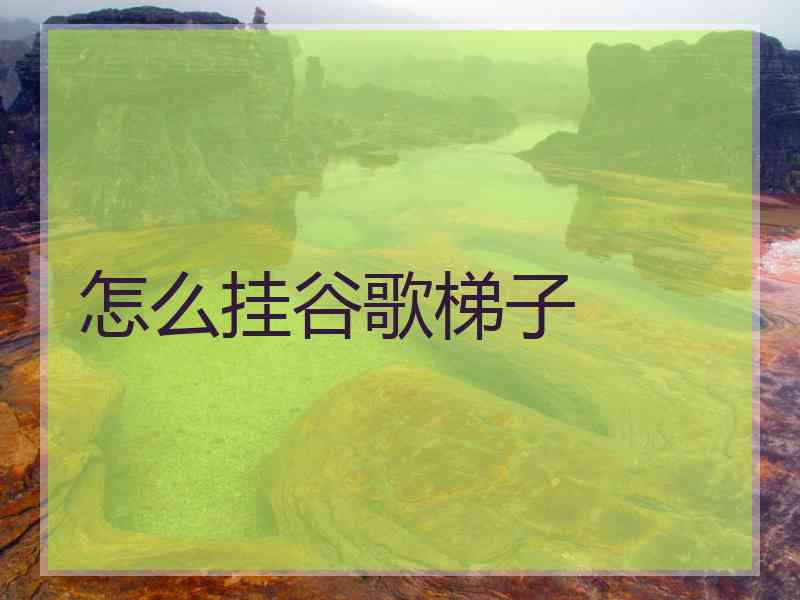 怎么挂谷歌梯子