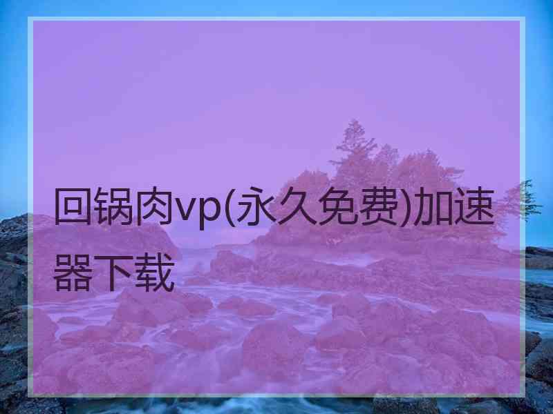 回锅肉vp(永久免费)加速器下载