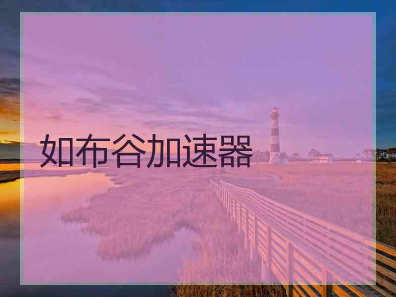 如布谷加速器