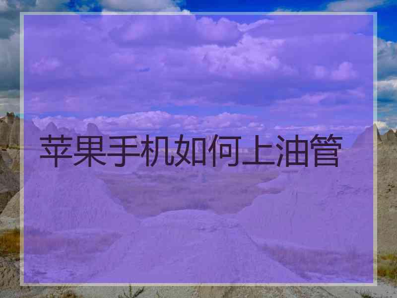 苹果手机如何上油管