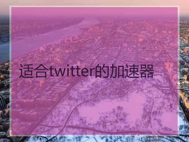 适合twitter的加速器