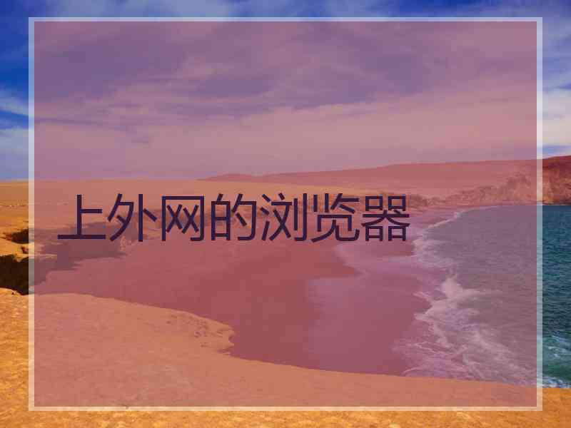上外网的浏览器