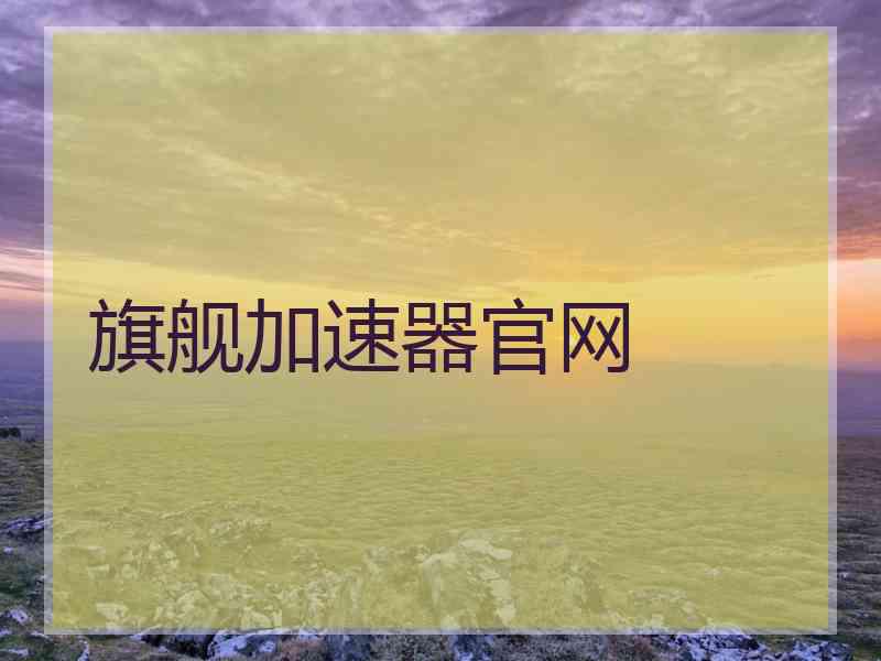 旗舰加速器官网