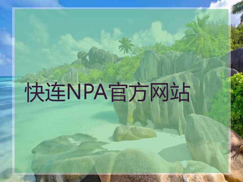 快连NPA官方网站