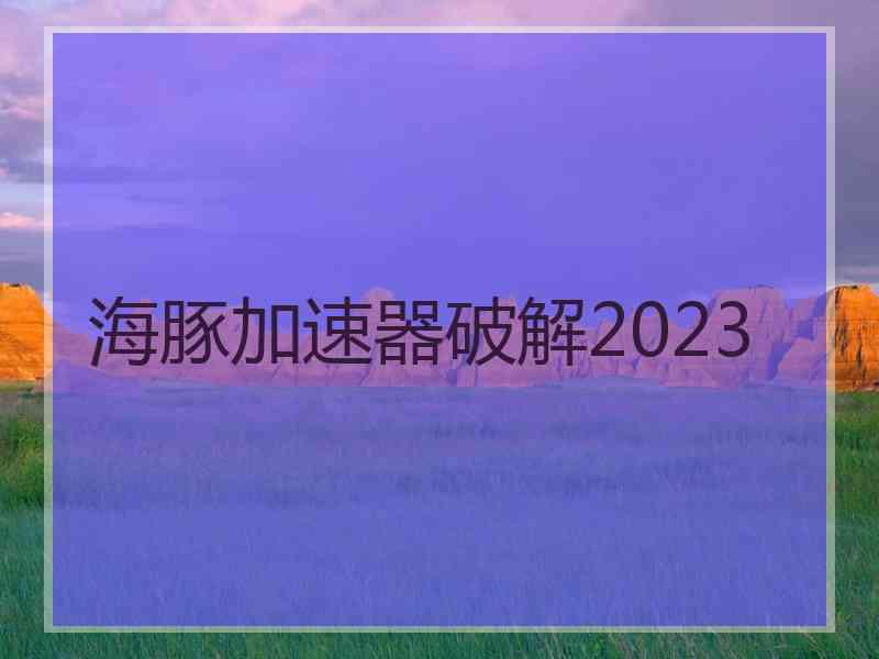 海豚加速器破解2023