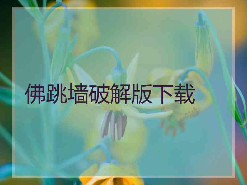 佛跳墙破解版下载