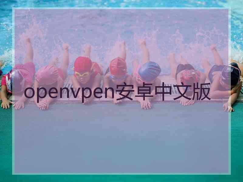 openvpen安卓中文版