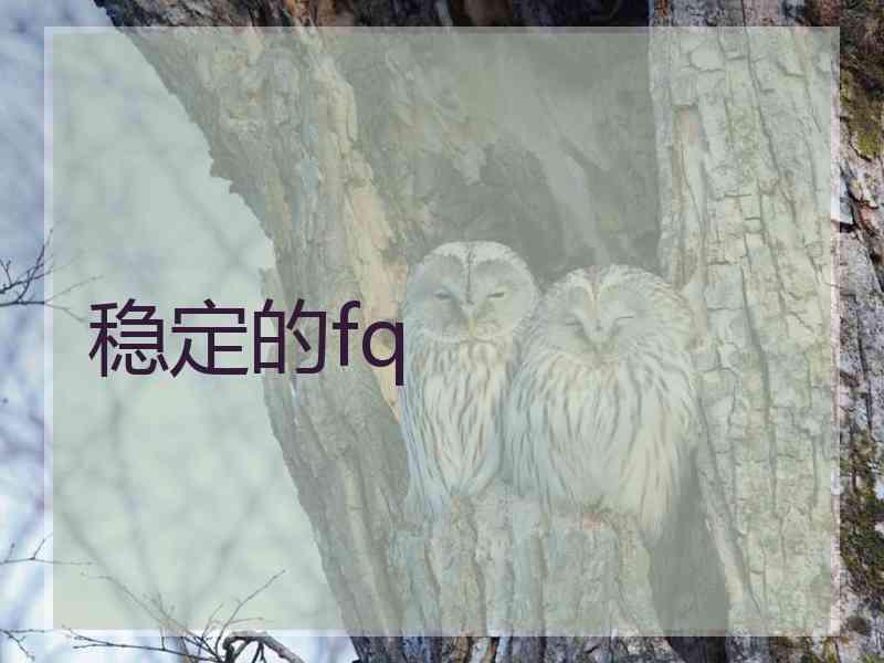 稳定的fq