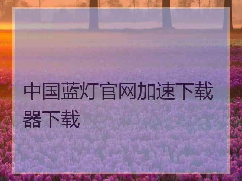 中国蓝灯官网加速下载器下载
