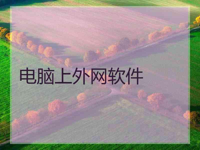 电脑上外网软件