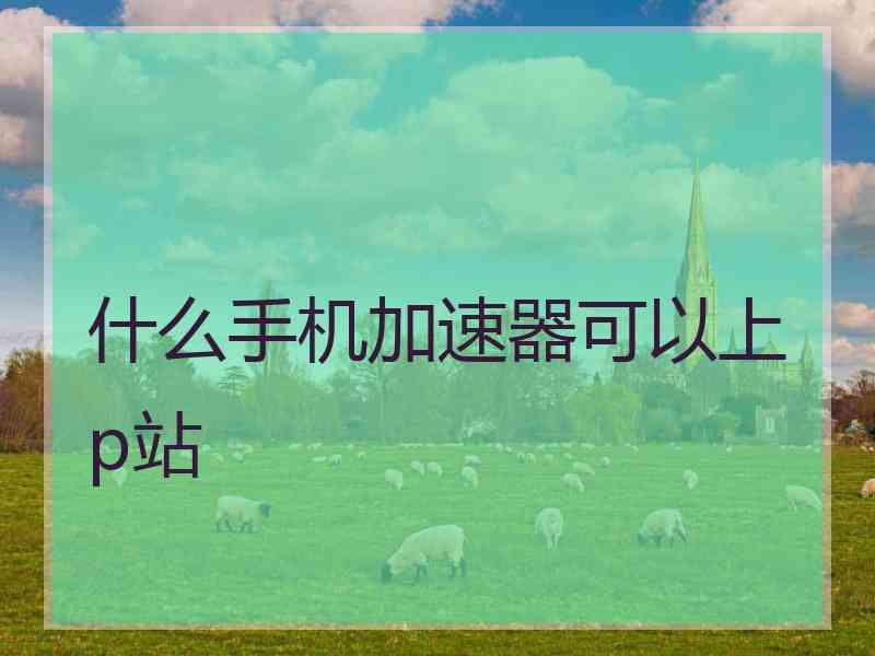 什么手机加速器可以上p站