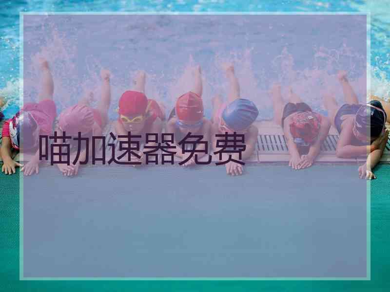 喵加速器免费
