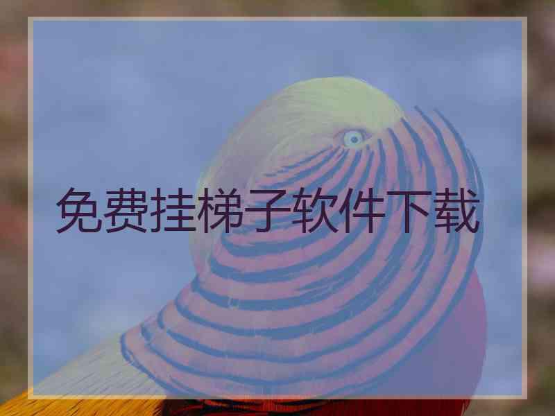 免费挂梯子软件下载