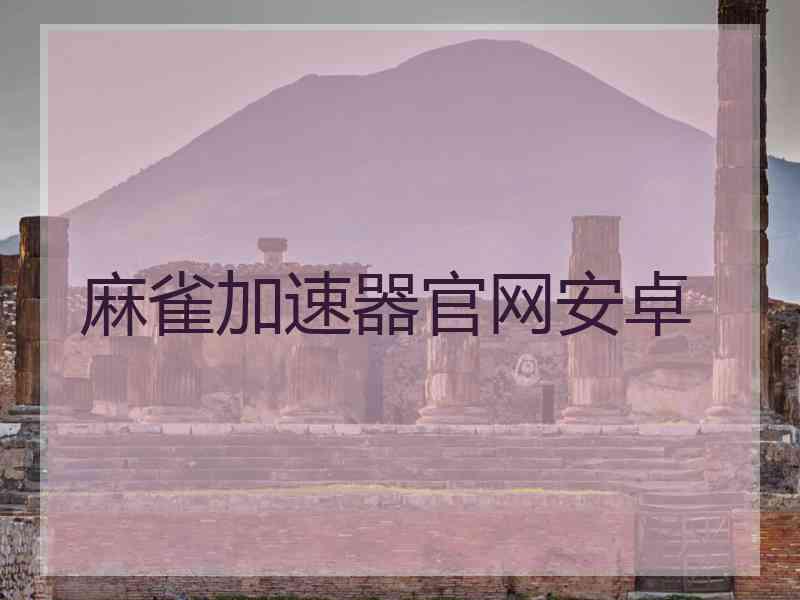 麻雀加速器官网安卓