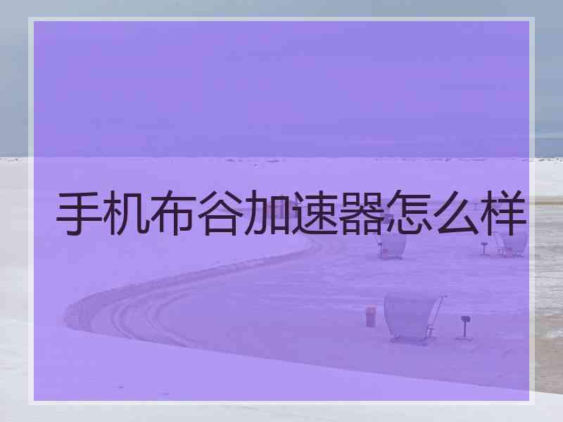 手机布谷加速器怎么样