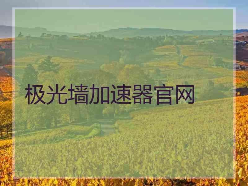 极光墙加速器官网