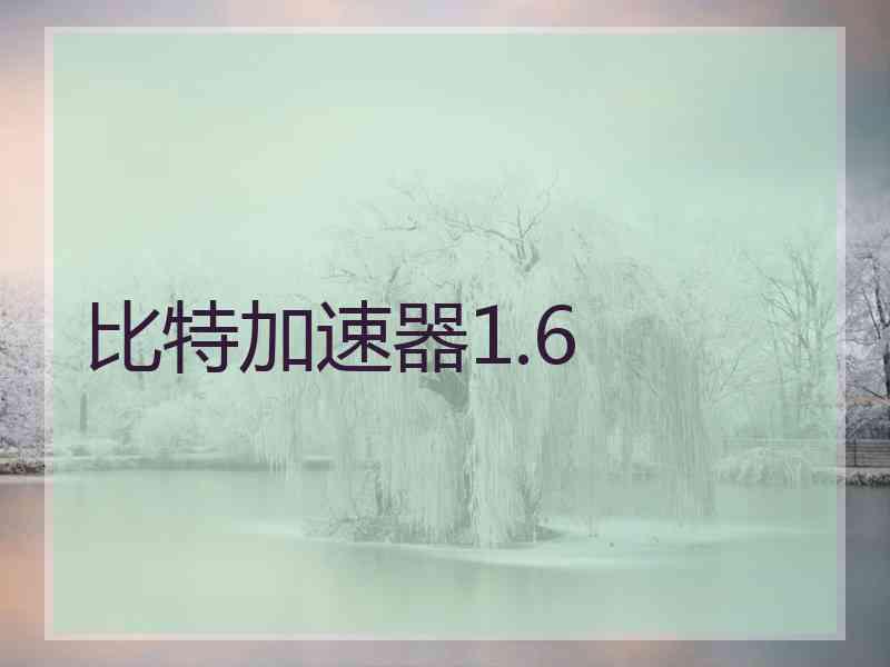比特加速器1.6