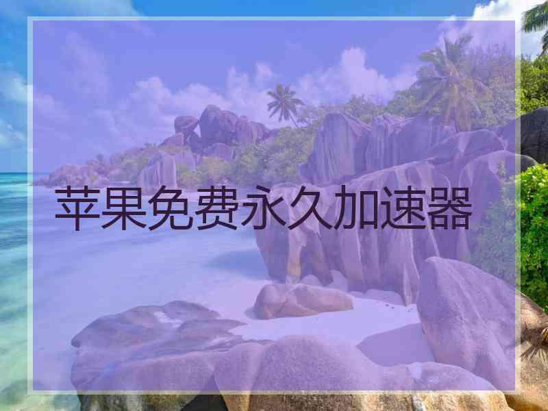 苹果免费永久加速器
