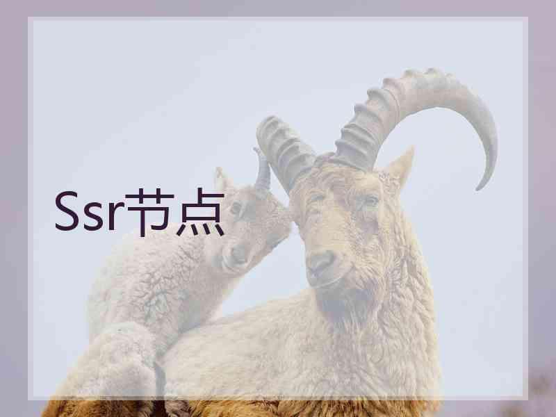 Ssr节点