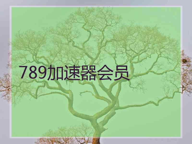 789加速器会员