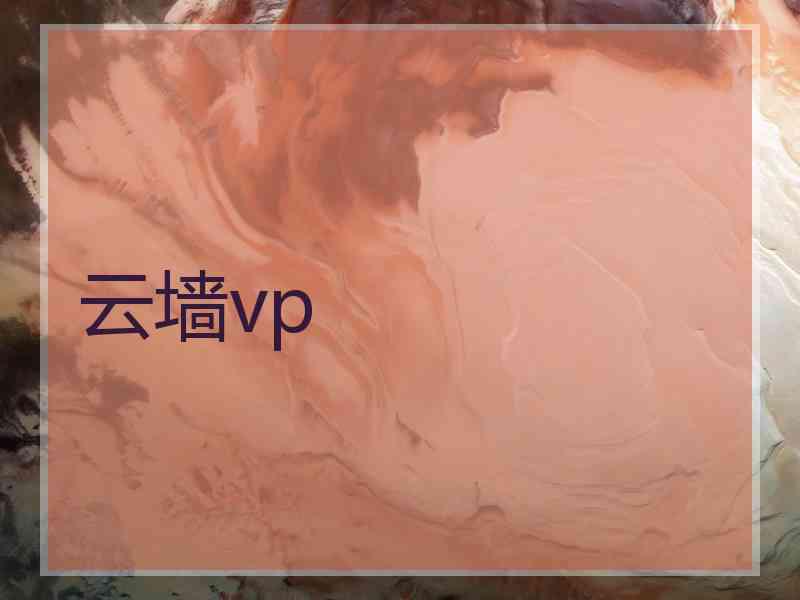 云墙vp