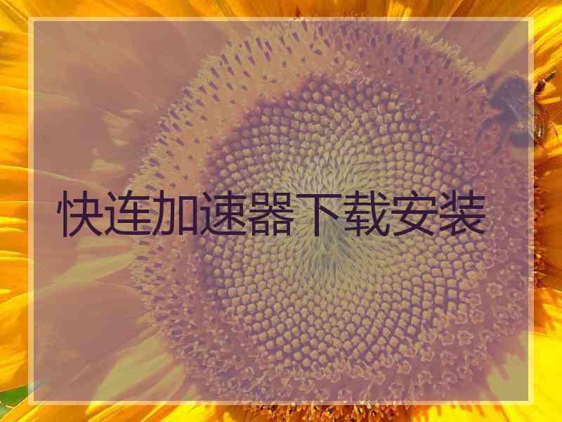 快连加速器下载安装