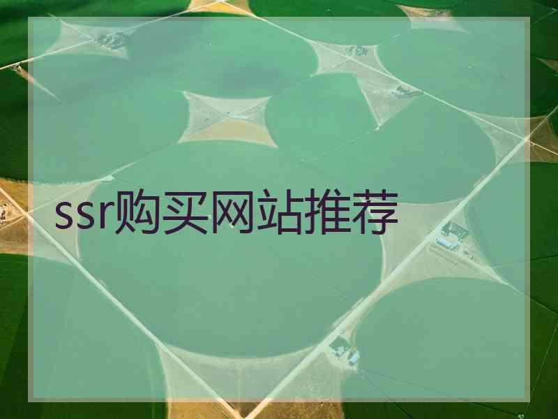 ssr购买网站推荐