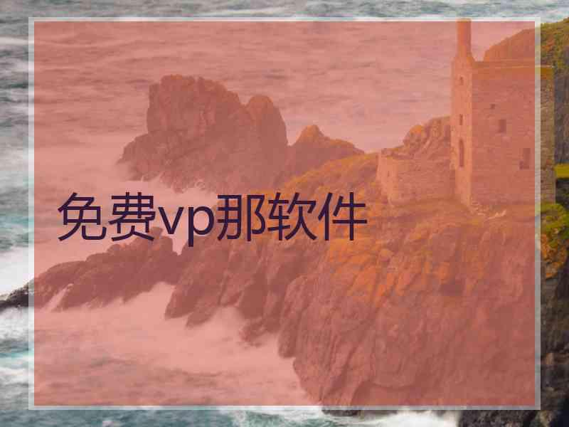 免费vp那软件