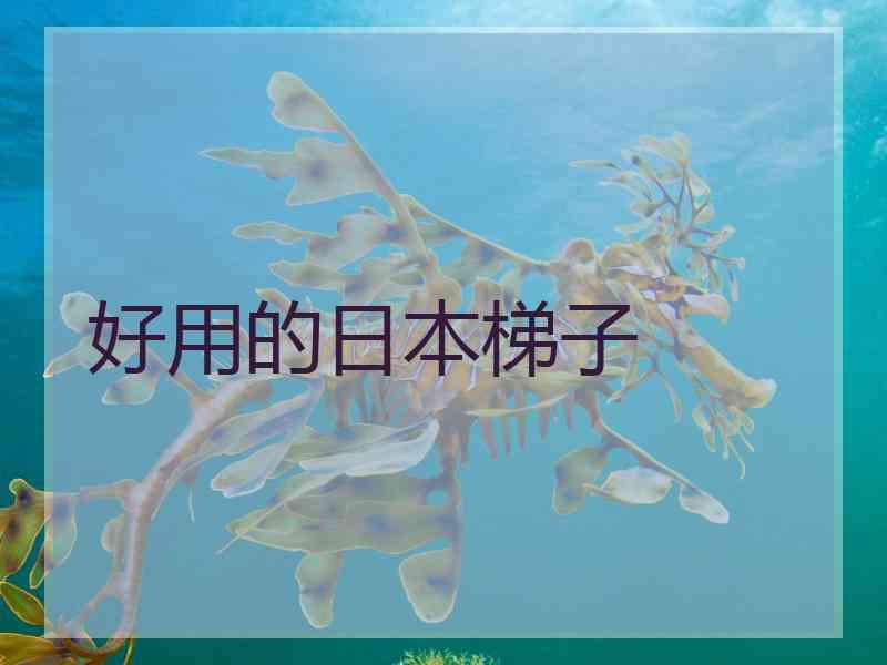 好用的日本梯子