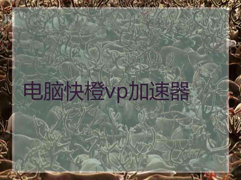 电脑快橙vp加速器