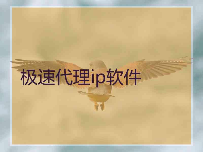 极速代理ip软件