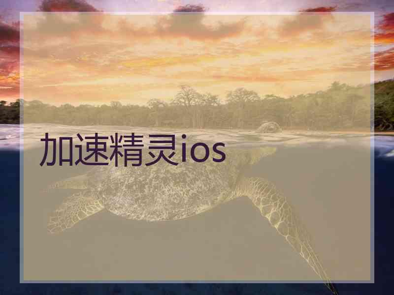 加速精灵ios