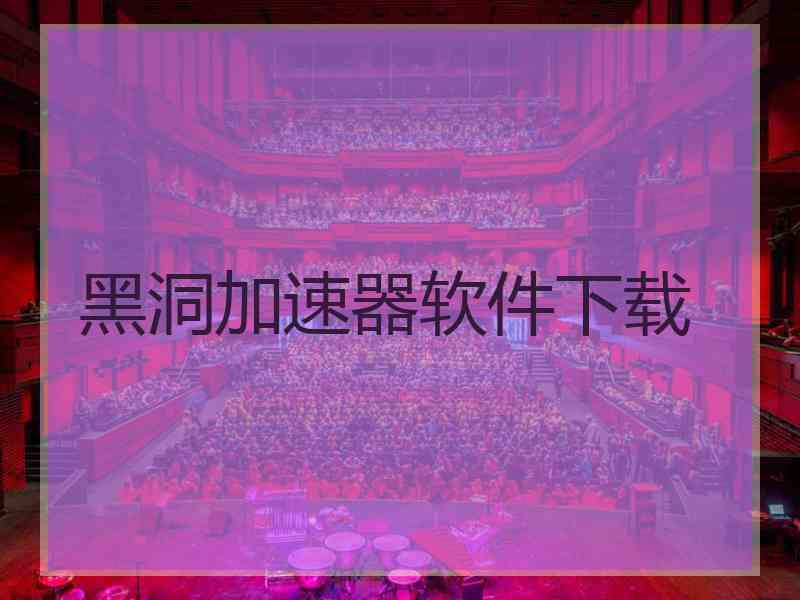 黑洞加速器软件下载