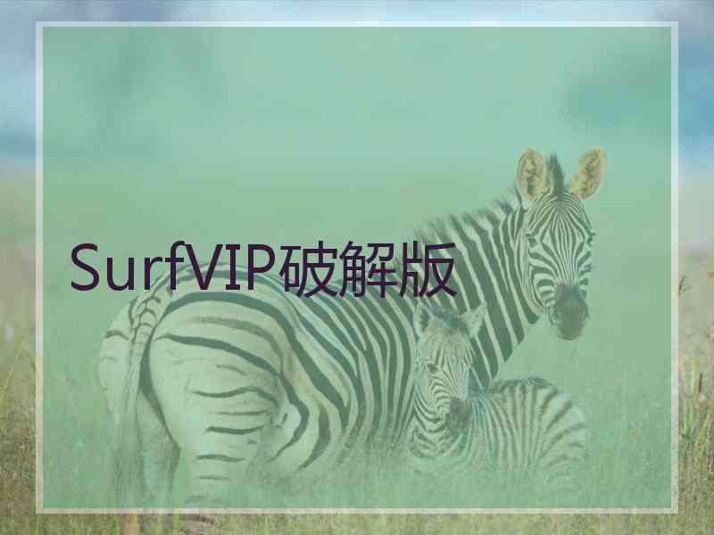 SurfVIP破解版
