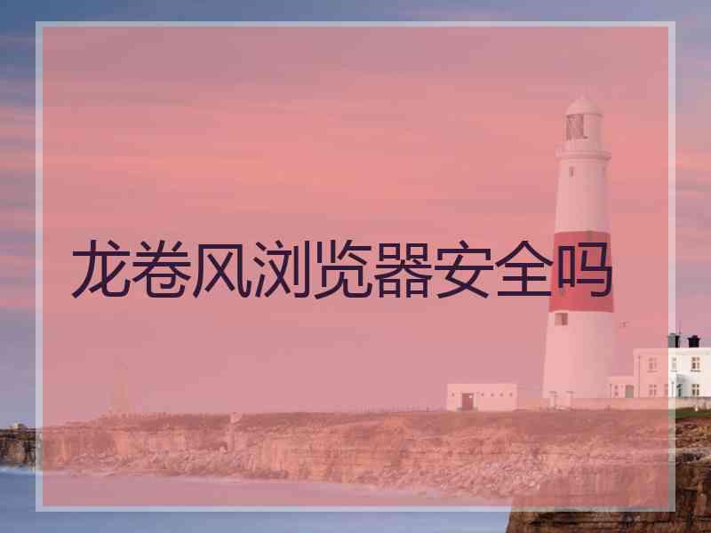 龙卷风浏览器安全吗