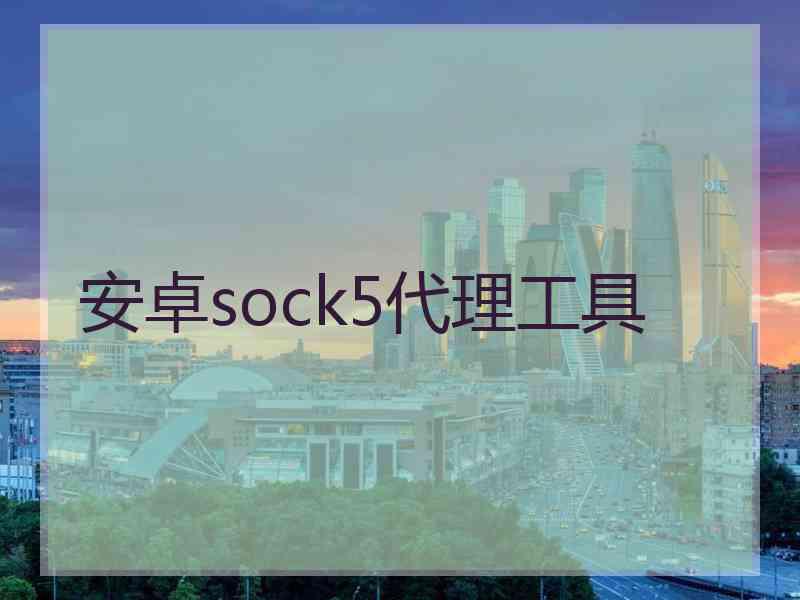 安卓sock5代理工具
