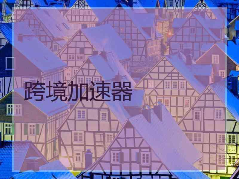 跨境加速器
