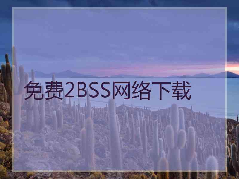 免费2BSS网络下载